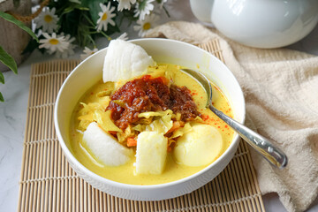 Lontong is a traditional dish in Southeast Asia, particularly popular in Indonesia, Malaysia, and...