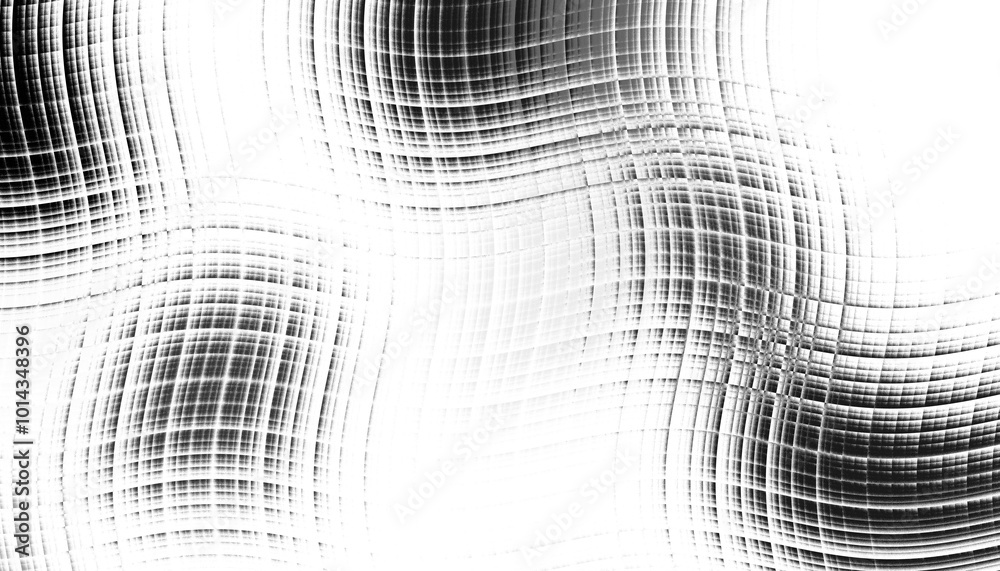 Aufkleber Modern abstract overlay transparent background texture with layers of black and gray transparent material in grunge lines in random geometric