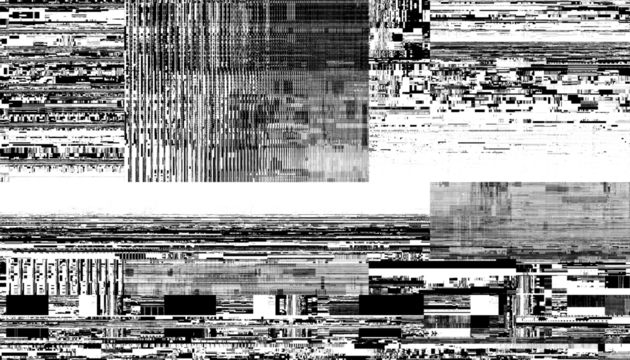 Abstract black pixelated overlay with a transparent background. Png overlay background