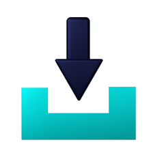 Download Arrow II icon isolated on the white background  