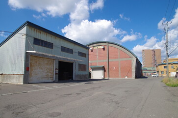 北海道にある農業倉庫