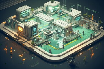 The future of medicine  a sci fi clinic with robots and ai enhancing doctor treatments