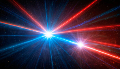 Fototapeta premium colored light Generative AI