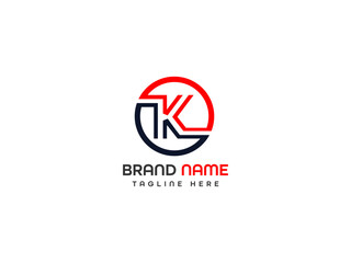 K   Letter Logo For Business And Company Identity.
