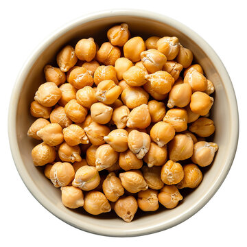 recommend clip art: Chickpeas in a round bowl top view clip art