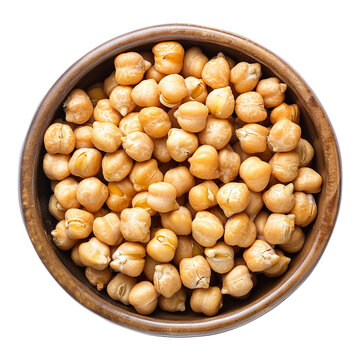 recommend clip art: Chickpeas in a round bowl top view clip art