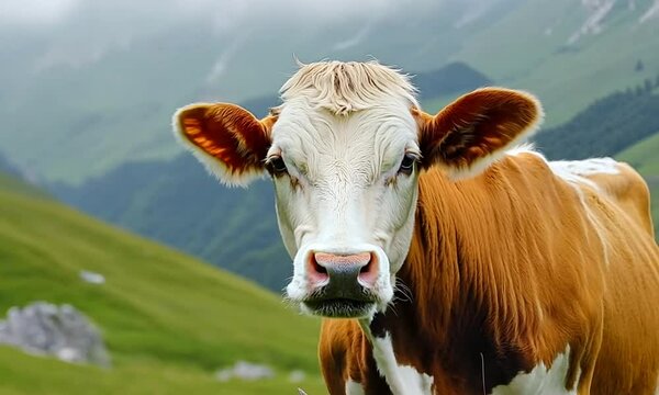 Swiss Fleckvieh cow	
