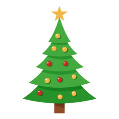 christmas tree isolated