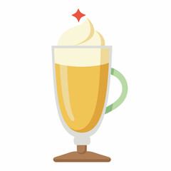 ice cream in glass