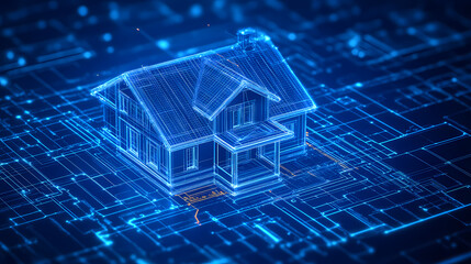 Continuous line simple house. One line illustration of housing,real estate,property. Single line vector illustration.