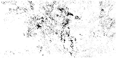 Monochrome texture of the brush strokes with a dry brush in grunge style. Empty aging design element. 