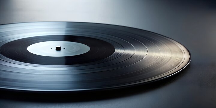 Schallplatte Vinyl Schellack Vinylscheibe Scheibe Platte Generative By AI