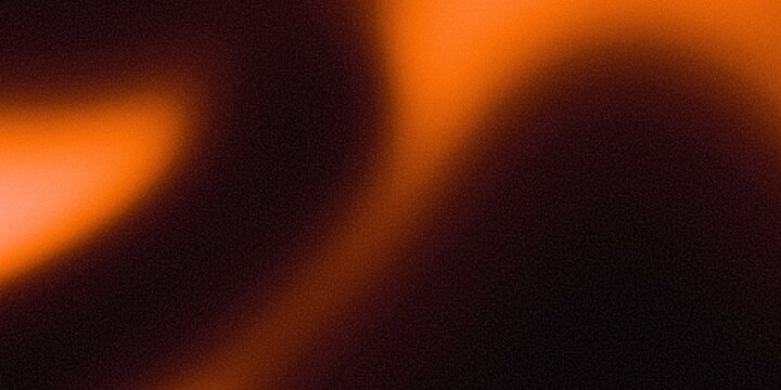 Orange black colors gradient background, grainy texture effect, web banner design