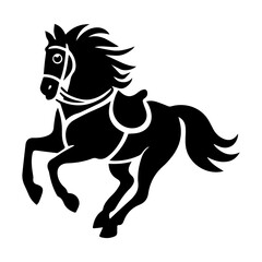 horse silhouette illustration