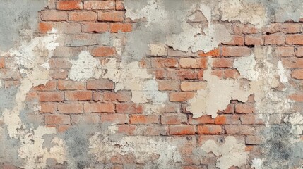 A compelling illustration of weathered and wall texture