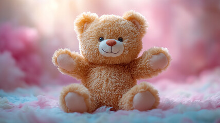Fototapeta premium teddy bear with heart