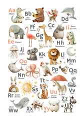 A poster for a nursery or preschool classroom featuring