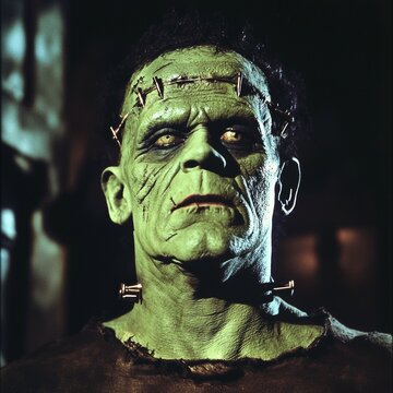 Portrait of Frankenstein's Monster