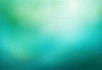 Obraz premium Bright turquoise and green gradient watercolor background with defocused abstract textures, perfect for creative designs and artistic projects