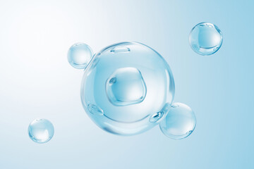 3d rendering cell essence water