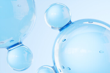 3d rendering cell essence water