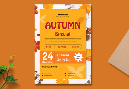 Autumn Flyer Template