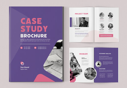 Modern Case Study Brochure Template