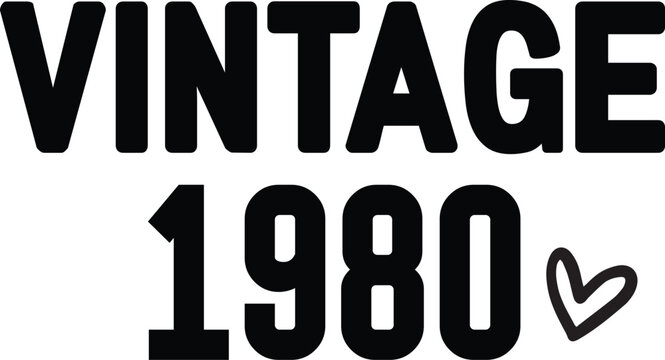 Vintage 1980