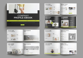 Company Profile Ebook Layout