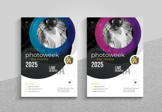 Creative Minimal Photography Flyer Template