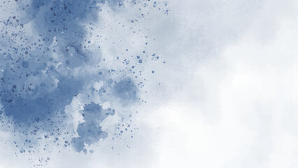 Abstract horizontal watercolor background. Hand drawn vector texture. Brush stroked painting pastel color watercolour