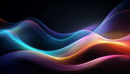 art Deep Ocean Currents with Dark Blue Hues