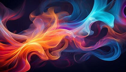 Obraz premium art Digital Pixels with Fading Colors