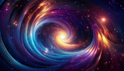 Obraz premium art Fluid Clouds with Ethereal Lighting