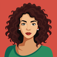 beautiful lady vector