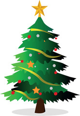 Xmas tree illustration