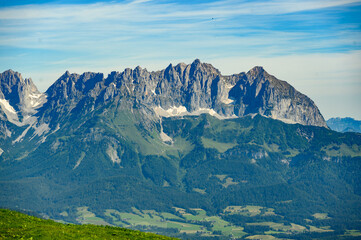 Imposantes Massiv des Wilden Kaisers in Tirol