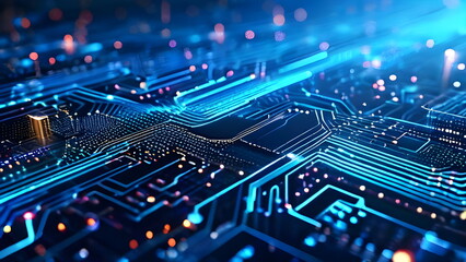 Abstract backdrop with information processing