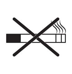 No smoking sign symbol. No smoking area. No smoking vector illustration. Round no smoking sign, quit smoking, smoke free, no smoking icon raster illustration .  