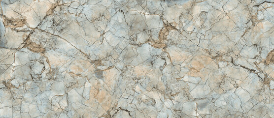 Natural marble texture background, crackle surface with brown and grey pattern, rough stone design...
