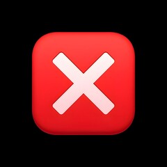 Red Cross Mark Emoji
