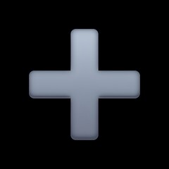 Obraz premium Plus Sign Emoji - Addition and Positive Symbol 