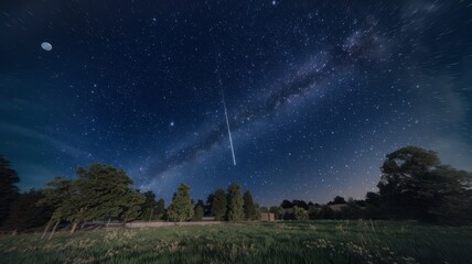  the magic of a starry night, perfect for projects related to nature, tranquility, and adventure.