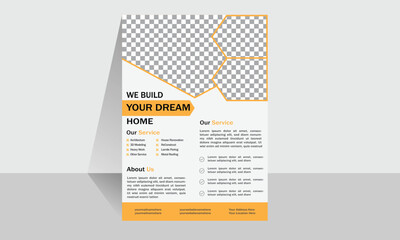 Creative Construction Flyer Template a4 ready