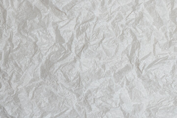 Wrinkled paper white background texture