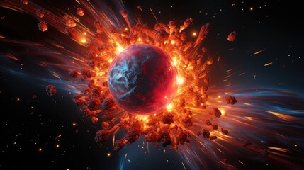 Obraz premium Deep space background 