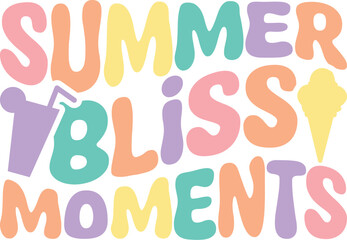 summer retro groovy t shirt design