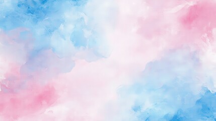 Soft pink and blue pastel watercolor backdrop for creative projects