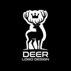 Deer Vector Logo Design 