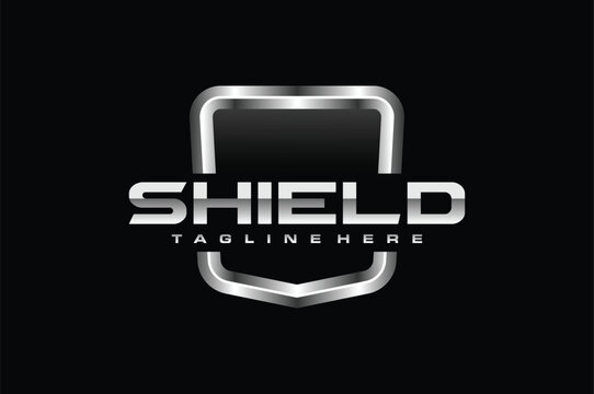 shield emblem metal logo